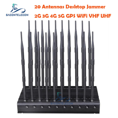 VHF UHF ISO9001 Cep Telefonu Sinyal Karıştırıcı 3.5Ghz 3.7Ghz 5.2Ghz 20 Kanal
