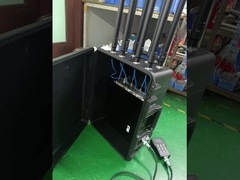 8 bantlı adam çantası 400W sırt çantası UAV taşınabilir anti drone jammer
