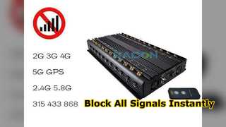 G WiFi Sinyal Karıştırıcı Engelleyici Uzaktan Kumanda
