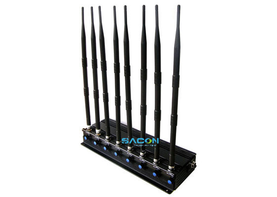 20W Çıkış Gücü 2.4G 5.8G 8 Omni-Directional Antenna ve 40m Jamming Range ile Sinyal Sıkıştırıcı