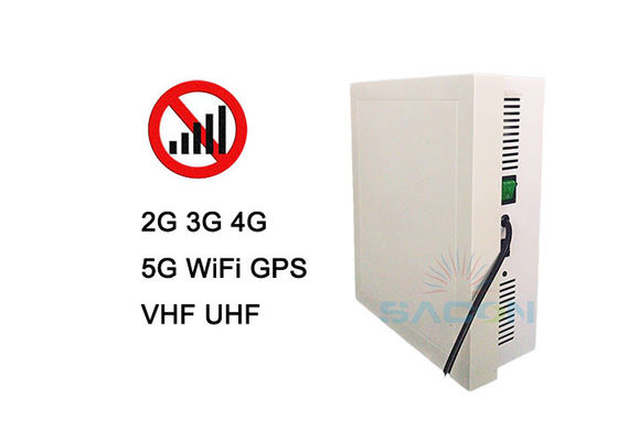10 Kanallı 5G Sinyal Engelleyici, 50 metre menzile sahip ve cep telefonu engelleme için 26W çıkış gücü
