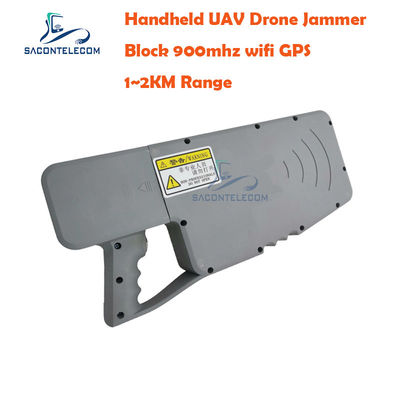 1200m menzil 40W Güç Manual Kontrol UAV Drone Jammer Elde Alınabilir Sinyal Jammer