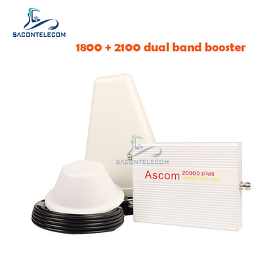 1800mhz 2100mhz Çift Bantlı Amplifier AGC B1 B3 Ascom 8000sqm