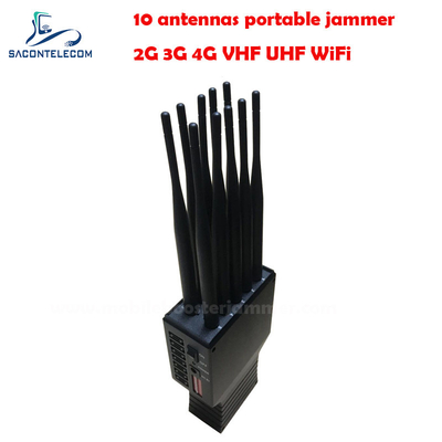 20m taşınabilir sinyal sakatlayıcı GSM DCS CDMA 3G 4G WiFi 4500mAh