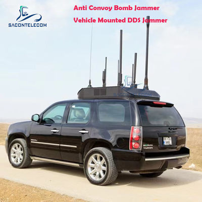 DDS Araç Konvoy Bomb Jammer 1000W çıkış gücüyle 20-3GHz Tam Band ve 1km Jamming Range