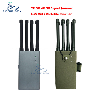 8w 8 Anten Hapishane Cep Telefonları Maruzetme 30m GPS Wifi için yarıçap 2G 3G 4G 5G