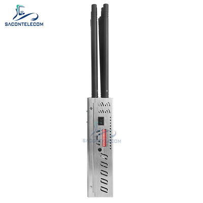 12 Bant 20W El Tipi Sinyal Engelleyici, 2G 3G 4G 5G WiFi GPS Lojack VHF UHF için 20m Yarıçaplı