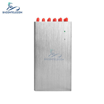 12 Bant 20W El Tipi Sinyal Engelleyici, 2G 3G 4G 5G WiFi GPS Lojack VHF UHF için 20m Yarıçaplı