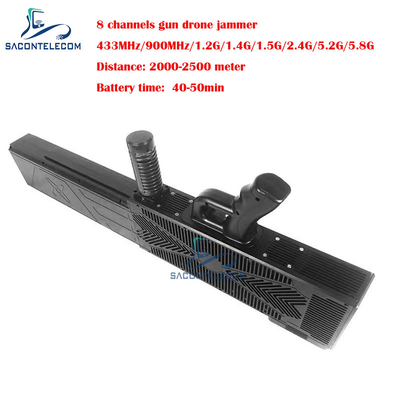 8 bant 200w yüksek güç uzun mesafe silah anti drone sinyal engelleyici
