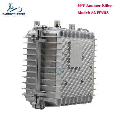 3 bantlı UAV Frekansı Drone Signal Jammer 150w Araba FPV Anti Drone Jammer
