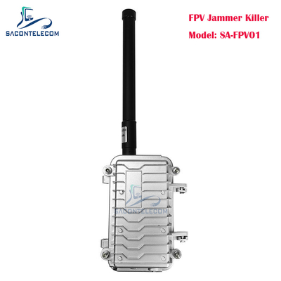 El UAV Savunma Taşınabilir Drone Jammer WiFi 2.4G FPV Sinyal Jammer