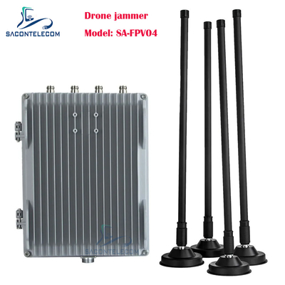 4 Kanal 200w Güçlü Drone Sinyal Sıkıştırıcı Araç Montajlı FPV Drone Sıkıştırıcı