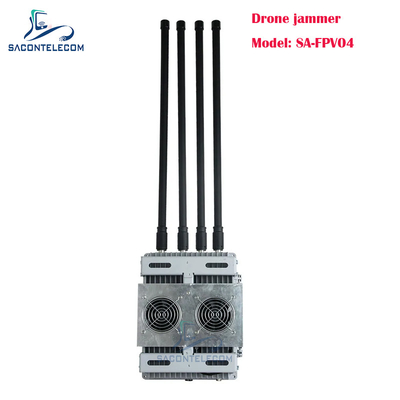 4 Kanal 200w Güçlü Drone Sinyal Sıkıştırıcı Araç Montajlı FPV Drone Sıkıştırıcı