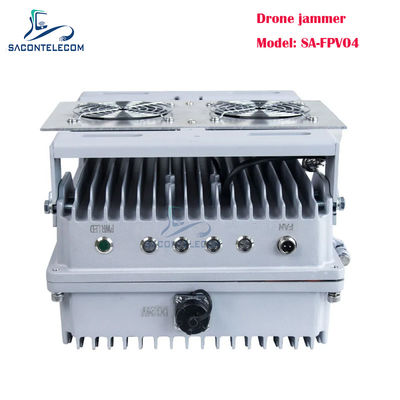 200W 4 Kanallı Araç Montajlı Drone Sinyal Engelleyici, Özelleştirilebilir Frekanslı FPV Drone Engelleyici