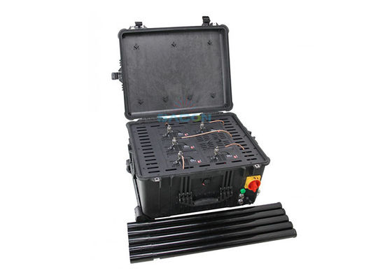 Profesyonel 3G 4G Wimax Radyo Frekansı Engelleyici 5 Bant Polis Askeri