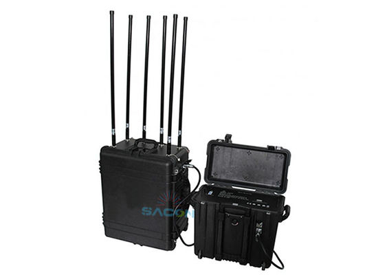 460W Yüksek Güçlü Bomba Manpack Jammer 6 bant ve 1000 metreye kadar menzile sahip