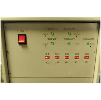 500W Su geçirmez 5 bantlı 3G 4G LTE Wifi GPS engelleme için Dışarıda Yüksek Güçlü Sinyal Engelleyici