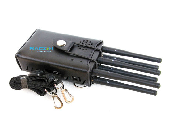 6 Antenli Yüksek Güçlü 3W Taşınabilir Sinyal Engelleyici, WiFi GPS 3G 4G Engelleme İçin 20m Menzilli