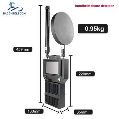 1.5 km ila 2 km Algılama Mesafesi ve 400-6000 MHz Frekans Aralığına Sahip Taşınabilir El Tipi İHA Drone Sinyal Dedektörü