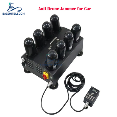 8 Kanal 400w Anti Drone Sinyal Sıkıştırıcı 1.5G 2.4G 5.8G 5.2G FPV Drone Sıkıştırıcı Araç için