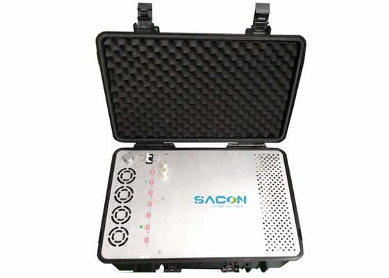 350W 7 Kanallı Fiberglas Antenli Manpack Jammer (3G 4G GPS Sinyal Engelleme)