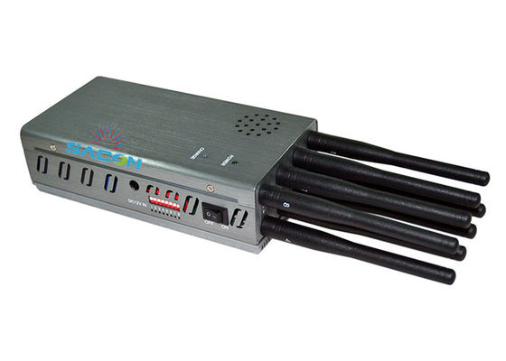 8 Bantlı ve 30m Menzilli 8W Yüksek Güçlü GPS Jammer ve Cep Telefonu Engelleyici