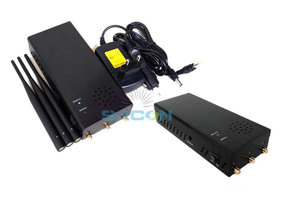 150m menzile sahip 10W Yüksek Güçlü Sinyal Sıkıştırıcı ve uzaktan kumanda engelleme için 8000mAh pil