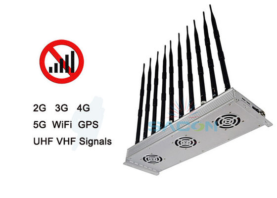 24 Saat Kesintisiz Çalışma İçin 10 Antenli ve 30m Yarıçaplı Kapalı Alan 5G Sinyal Engelleyici