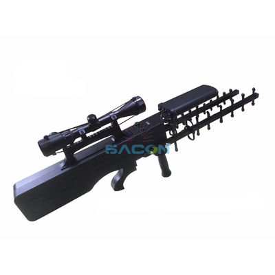 Silah Tipi 65w 1.5km Askeri UAV Drone Sinyal Bozucu