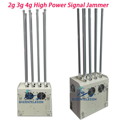 VSWR Sistemi 8 Kanal 240w 100m Hapishane Cep Telefonu Jammer
