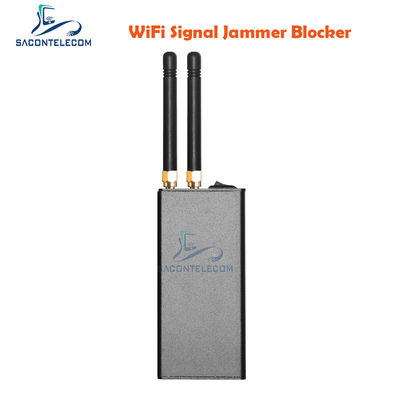 1200mAh Pil 10m Karıştırma Yarıçapı 2 Anten GPS Sinyal Engelleyici WiFi GPS Engelleyici Taşınabilir Sinyal Karıştırma Cihazı