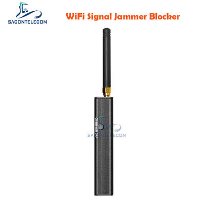 1200mAh Pil 10m Karıştırma Yarıçapı 2 Anten GPS Sinyal Engelleyici WiFi GPS Engelleyici Taşınabilir Sinyal Karıştırma Cihazı