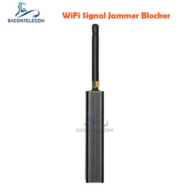 1200mAh Pil 10m Karıştırma Yarıçapı 2 Anten GPS Sinyal Engelleyici WiFi GPS Engelleyici Taşınabilir Sinyal Karıştırma Cihazı