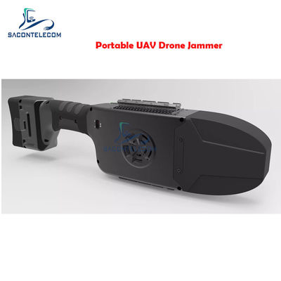 80wh UAV Drone Signal Jammer Zorla iniş 1.3km IP66 2.4Ghz 5.8Ghz
