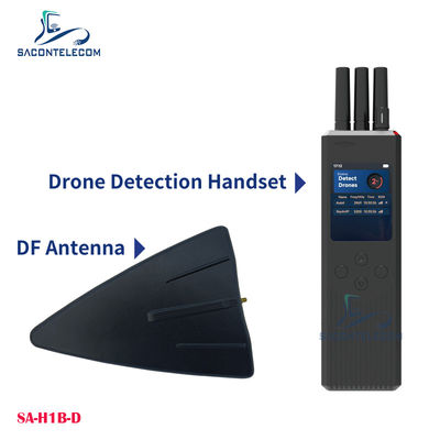 DJI Serisi için 3km tespit mesafesi Omnidirectional Anten ve pasif tespit ile el Drone Detektörü