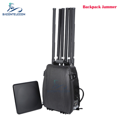 6 Kanal 300W Güçlü Sırt Çantası Drone Sinyal Sakatlayıcı 433 900mhz GPS 2.4G 5.8G