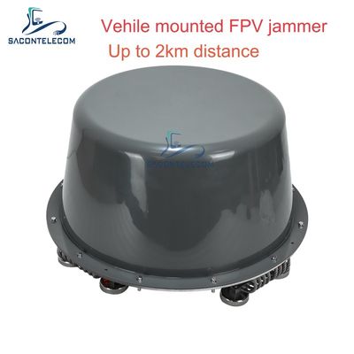 400-6Ghz 400 Watt Omni 360° Araç Montajlı Drone Sinyal Sıkıştırıcı UAV Sıkıştırıcı