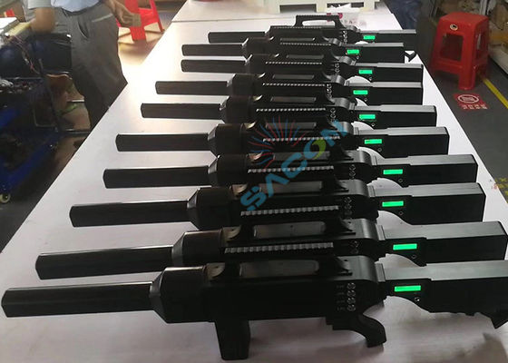 60W Yüksek Güçlü UAV Sinyal Bozucu 2km menzile sahip ve Anti-Drone Savunması için Dahili Pil