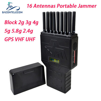 DC 12v 12w 20m 16 Antenler 5G Sinyal Karıştırıcı Engelleyici Cep Telefonu Sinyal Karıştırıcı