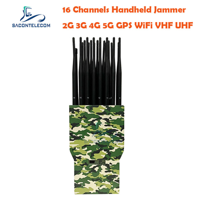 UMTS Taşınabilir Sinyal Karıştırıcı 21 Bant 315mhz 433mhz 868mhz 3.5G GPS